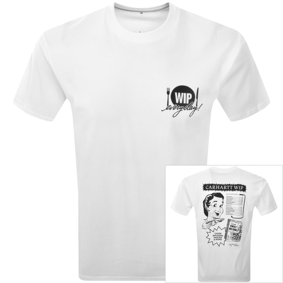 【関税&送料込】Carhartt Wip S S Catalogue T-Shirt White Carhartt WIP Sandwich T-Shirt | White – Page Sandwich T-Shirt